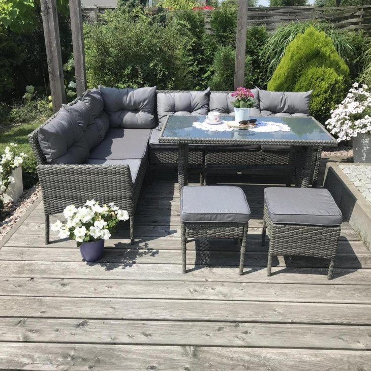 mobilier exterior terasa flori albe