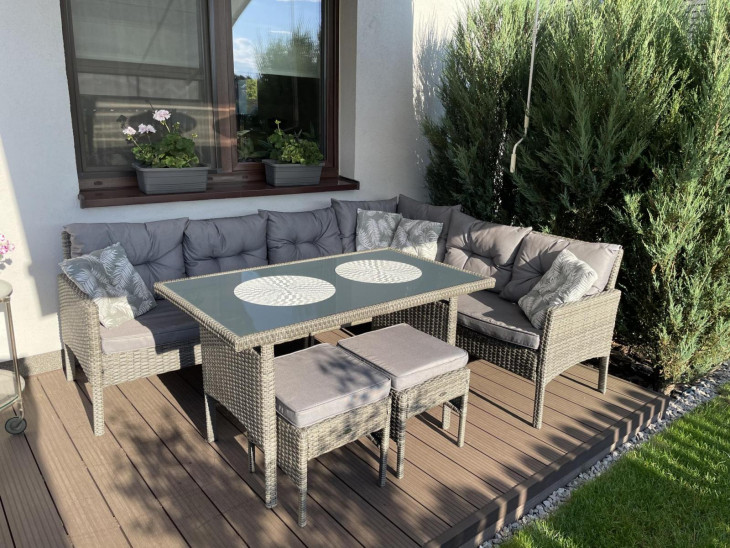 mobilier de gradina masa tabureti