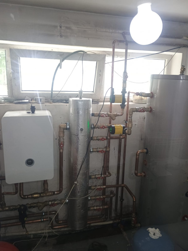 Instalare cazan gaz, centrala electrica, boiler termoel