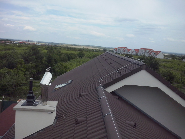 Instalatie paratrasnet coama Instalatie paratrasnet coama